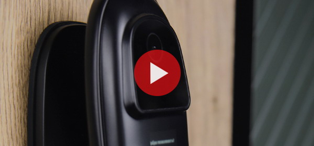 Стальная дверь "Эдинбург" с зеркалом (биометрический замок)