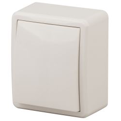 Выключатель ЭРА Эксперт 11-1202-02 с подсветкой 10АХ-250В IP20 ОУ слоновая кость
