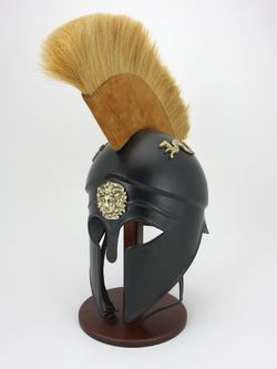 Nautical Шлем троянский "Ахиллес" со светлым плюмажем