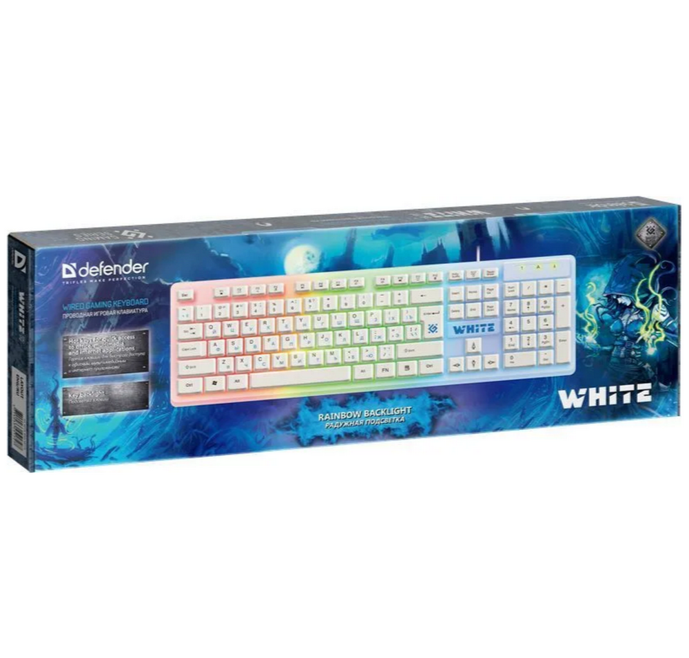 Клавиатура игровая проводная Defender GK-172 Layout