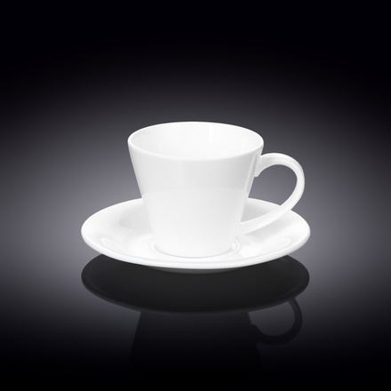 Набор из 4-х чайных чашек с блюдцами 180 мл WL‑993004/4C