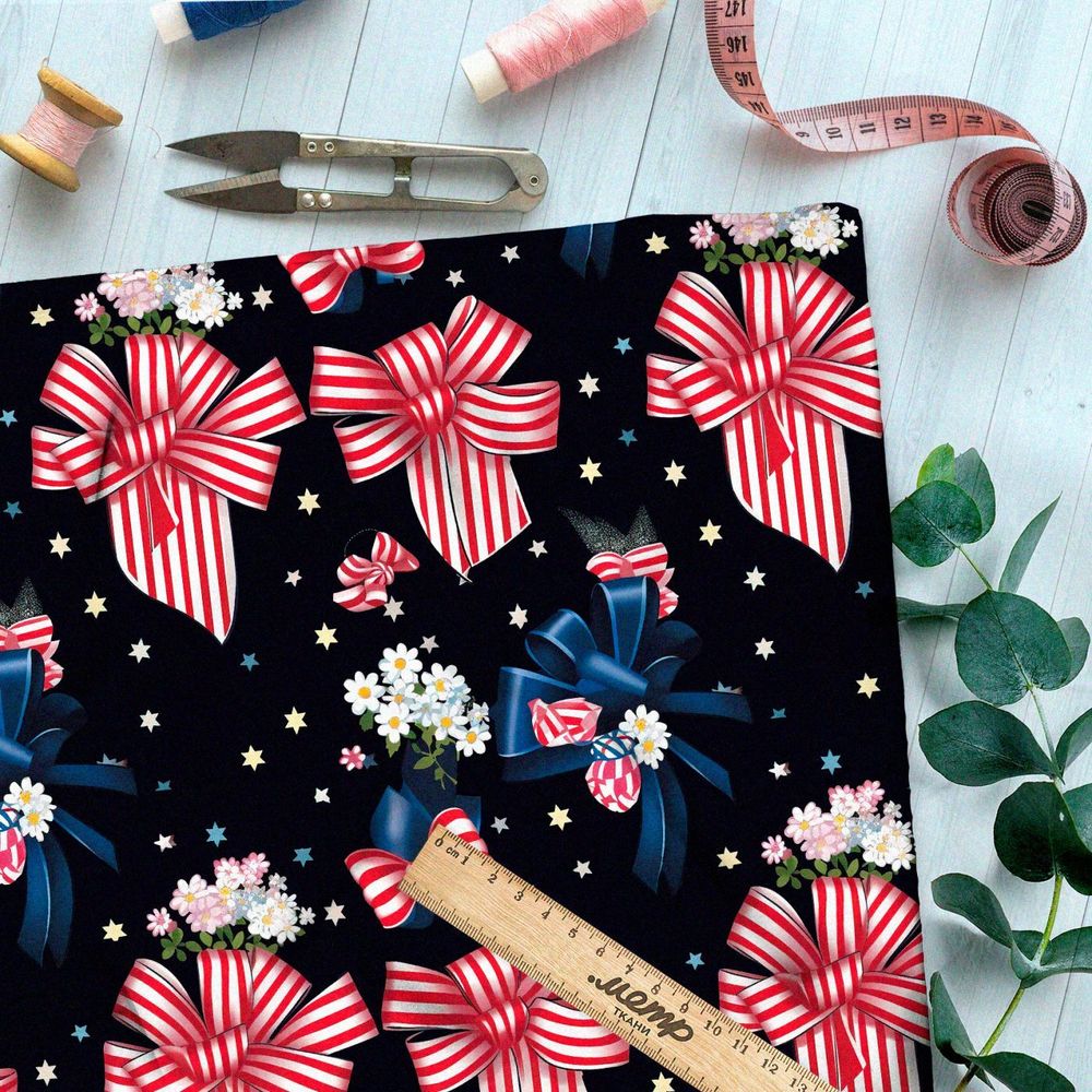 Ткань премиум флис мелодичные ветры