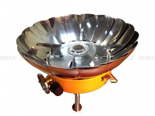 Мини газовая плита TULPAN-L (TM-450) с ветрозащитой, «Tourist»