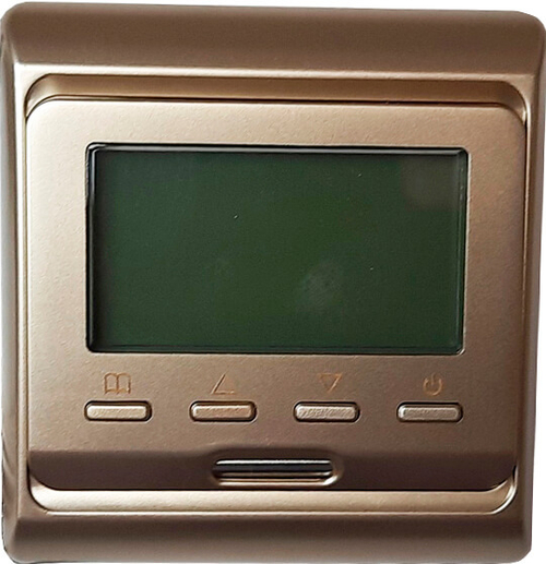 Терморегулятор Menred E51 электронный (золотой)