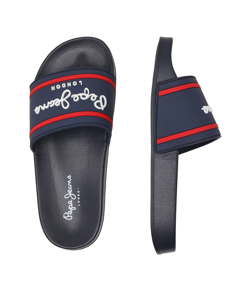 Шлепанцы SLIDER LOGO Pepe Jeans London - темно-синий(PBS70054)