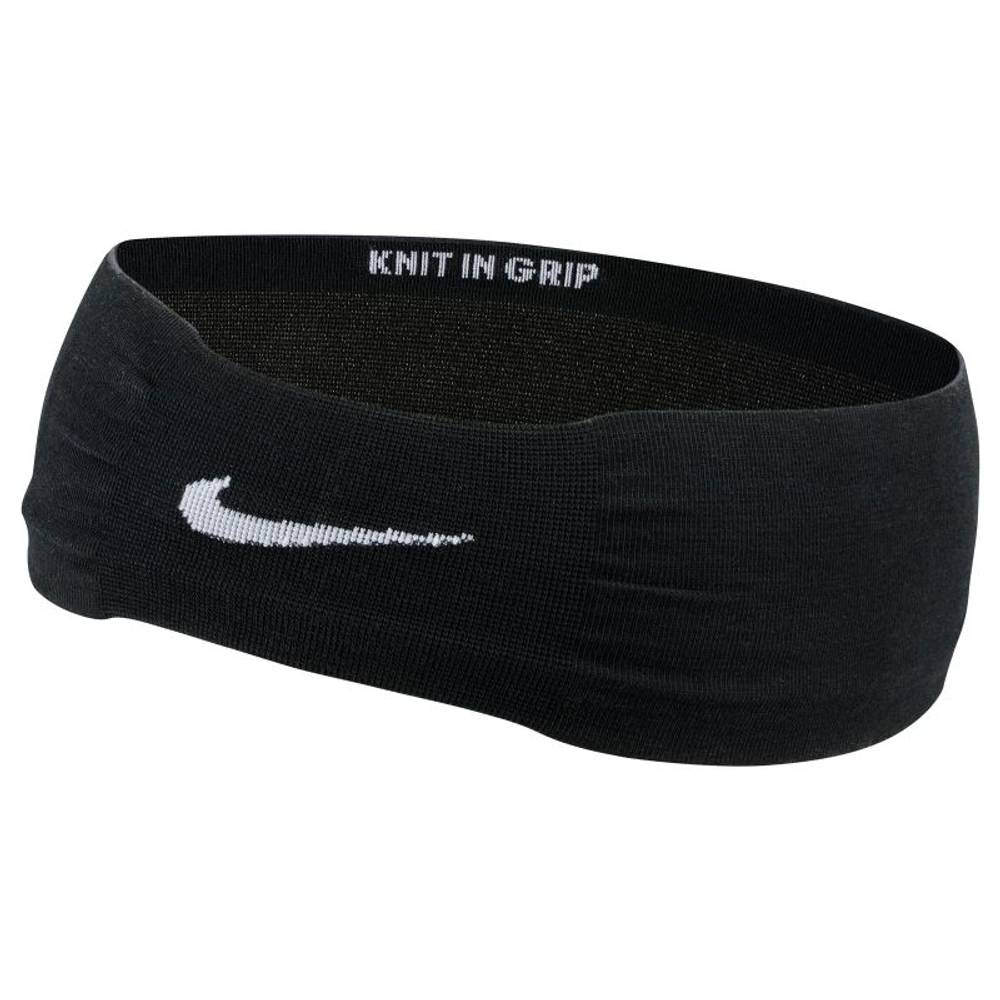 Повязка на голову теннисная Nike Dri-Fit Flex - black/white/white