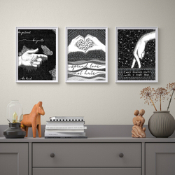 IKEA BILD  (ИКЕА БИЛД)  -  Плакат, руки, 30x40 см