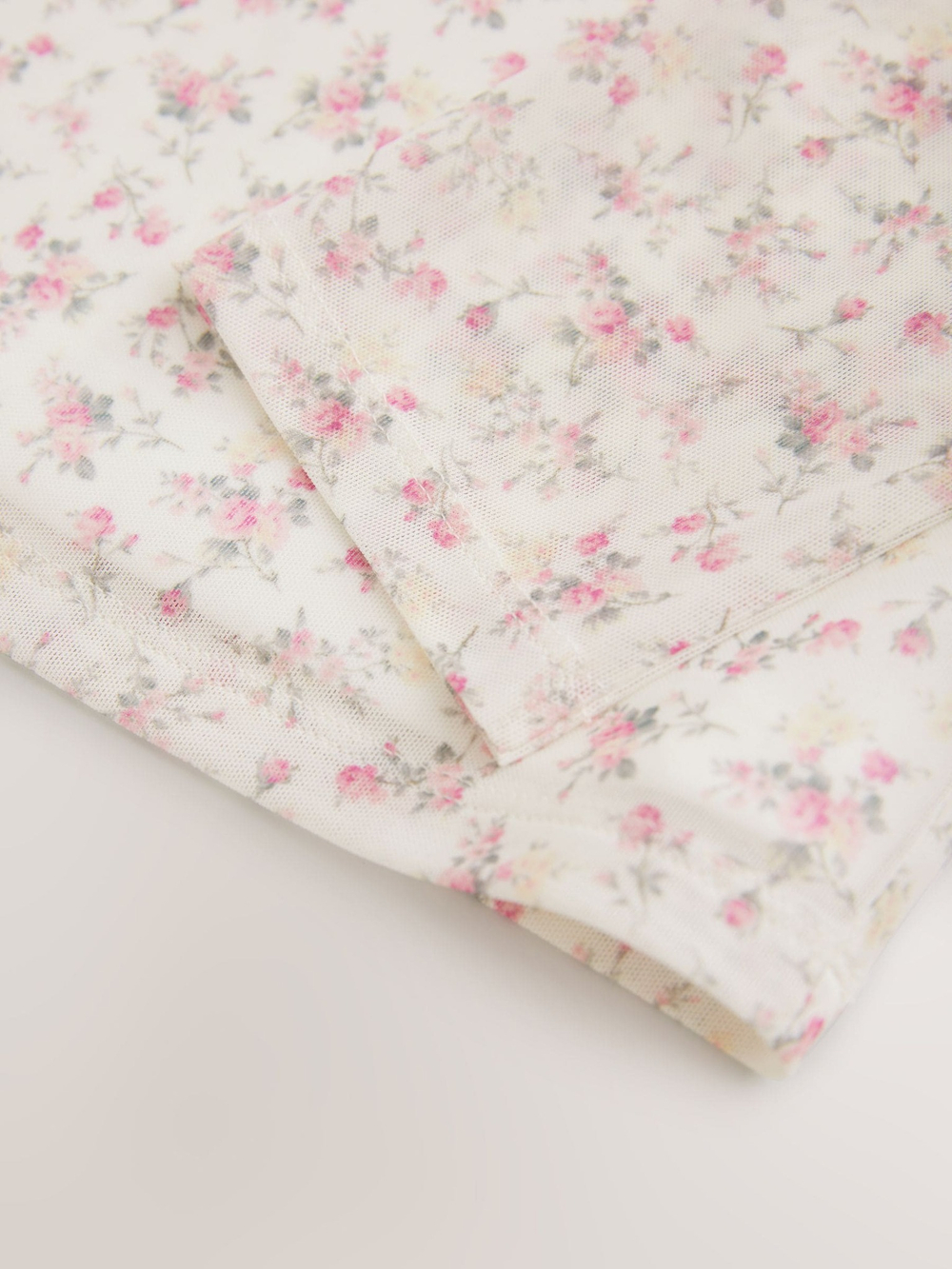 Лонглив для девочки Next AN5-294, Белый, Розовый