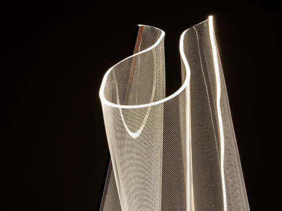 Торшер Velos 140 см золото