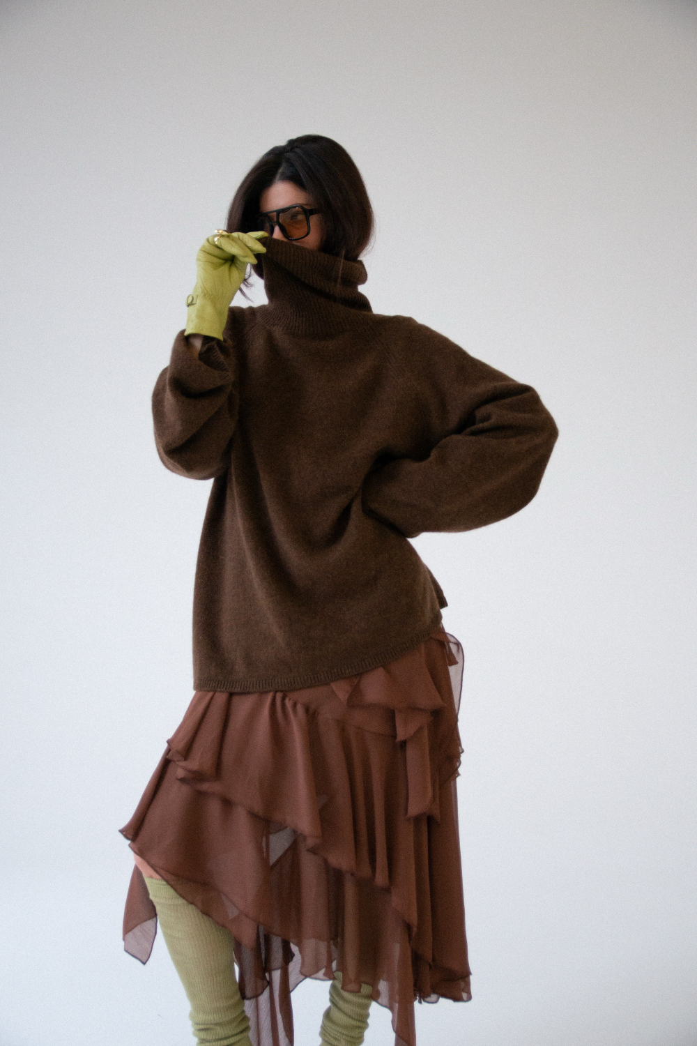 Свитер из 100% овечьей шерсти