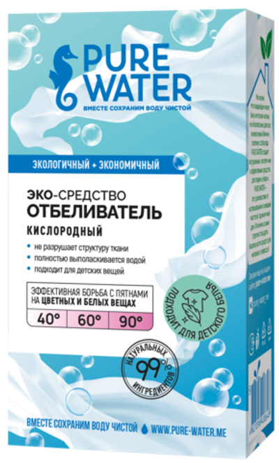 Экологичный отбеливатель, Pure Water, 400 гр