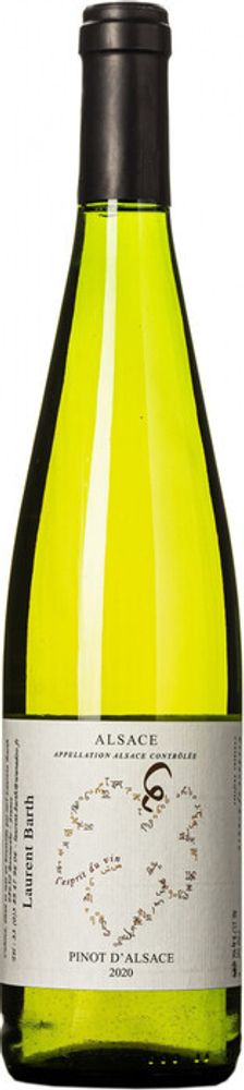 Вино Laurent Barth Pinot d&#39;Alsace AOC, 0,75 л.