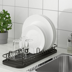 IKEA LILLHAVET  (ИКЕА ЛИЛЛХАВЕТ)  -  Многофункциональная сушилка для кастрюль, антрацит