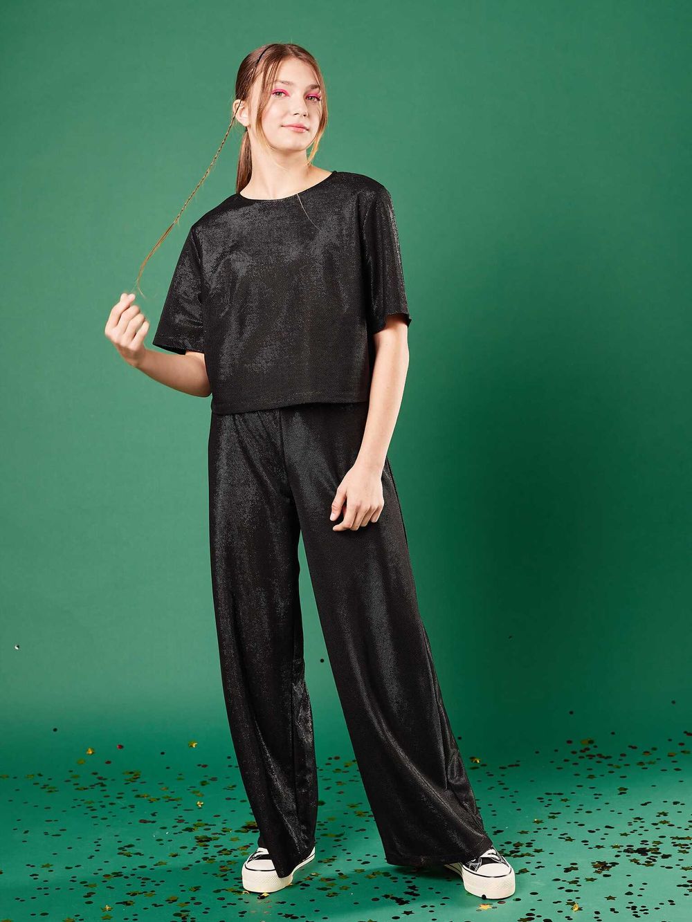 Брюки из люрекса "ОНИКС"