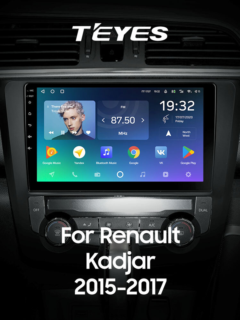 Teyes SPRO Plus 9"для Renault Kadjar 2015-2017