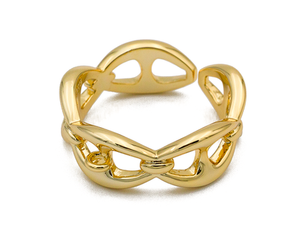 Кольцо-основа "Цепь "Celine"" с петелькой