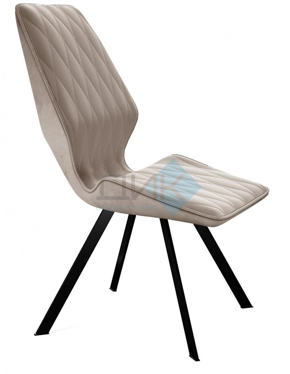 Стул DikLine 243 поворотный опоры чёрные