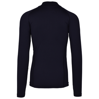 Футболка мужская теннисная теннисная Hydrogen Zipped Second Skin Long Sleeve - black