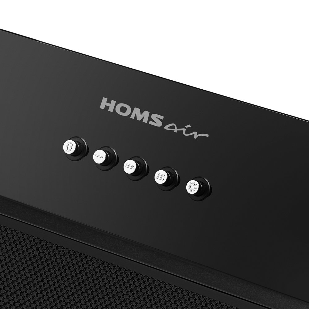 Кухонная вытяжка HOMSair FLEET 602M Power Glass Black