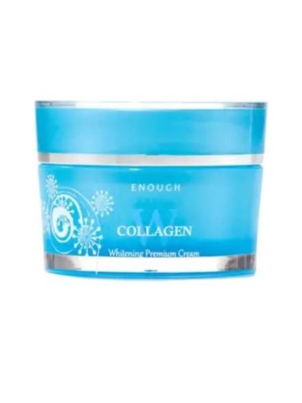 ENOUGH - КРЕМ ДЛЯ ЛИЦА С КОЛЛАГЕНОМ ОТБЕЛИВАЮЩИЙ W COLLAGEN WHITENING PREMIUM CREAM, 50 МЛ