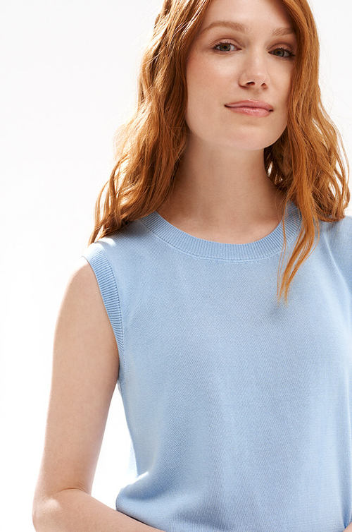 23535 Джемпер женский (голубой)