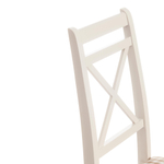 Стул Picasso ( PC-SC ) дерево гевея, 45х53х97см, ivory white (слоновая кость 2-5), ткань: клетка мелкая (S505-18)