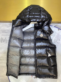 Мужской жилет Bormes Moncler премиум класса с капюшоном