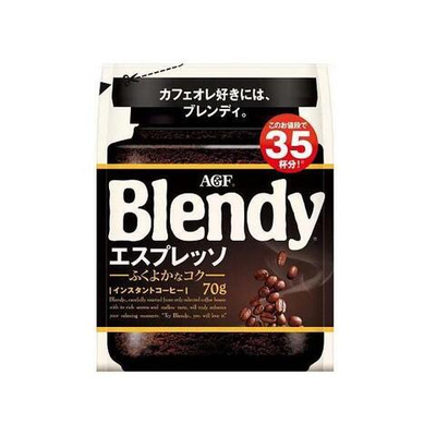 Кофе растворимый AGF Blendy эспрессо, в мягкой упаковке, 70 г