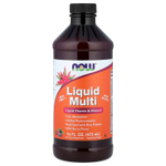NOW Foods, Пищевая добавка Liquid Multi, со вкусом диких ягод, 16 жидких унций (473 мл)