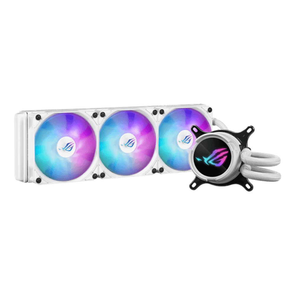 Водяное охлаждение CPU Asus ROG STRIX LC III 360 ARGB 120mm Liquid CPU Cooler, 3 x12cm, ARGB, White