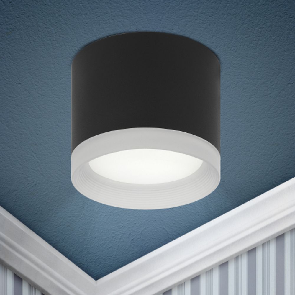 OL17 GX53 BK Подсветка ЭРА Накладные, под GX53 | Накладные светильники