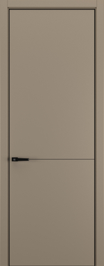 Межкомнатная дверь Zadoor Горизонт NH10 кромка ABS Black