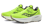 Saucony Triumph 20 comfortable non-slip wear-resistant low-top training running shoes for men and women with the same white and green