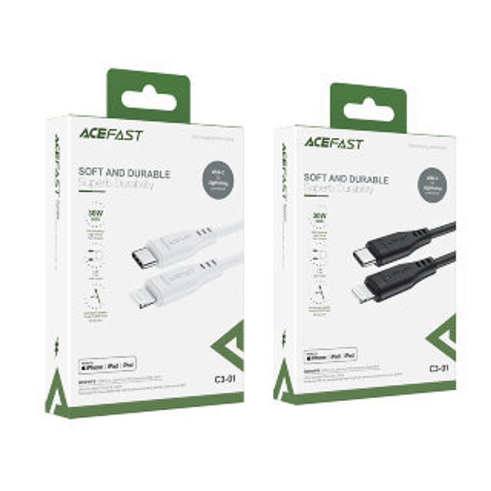 C3-01 USB-C to Lightning TPE charging data cable