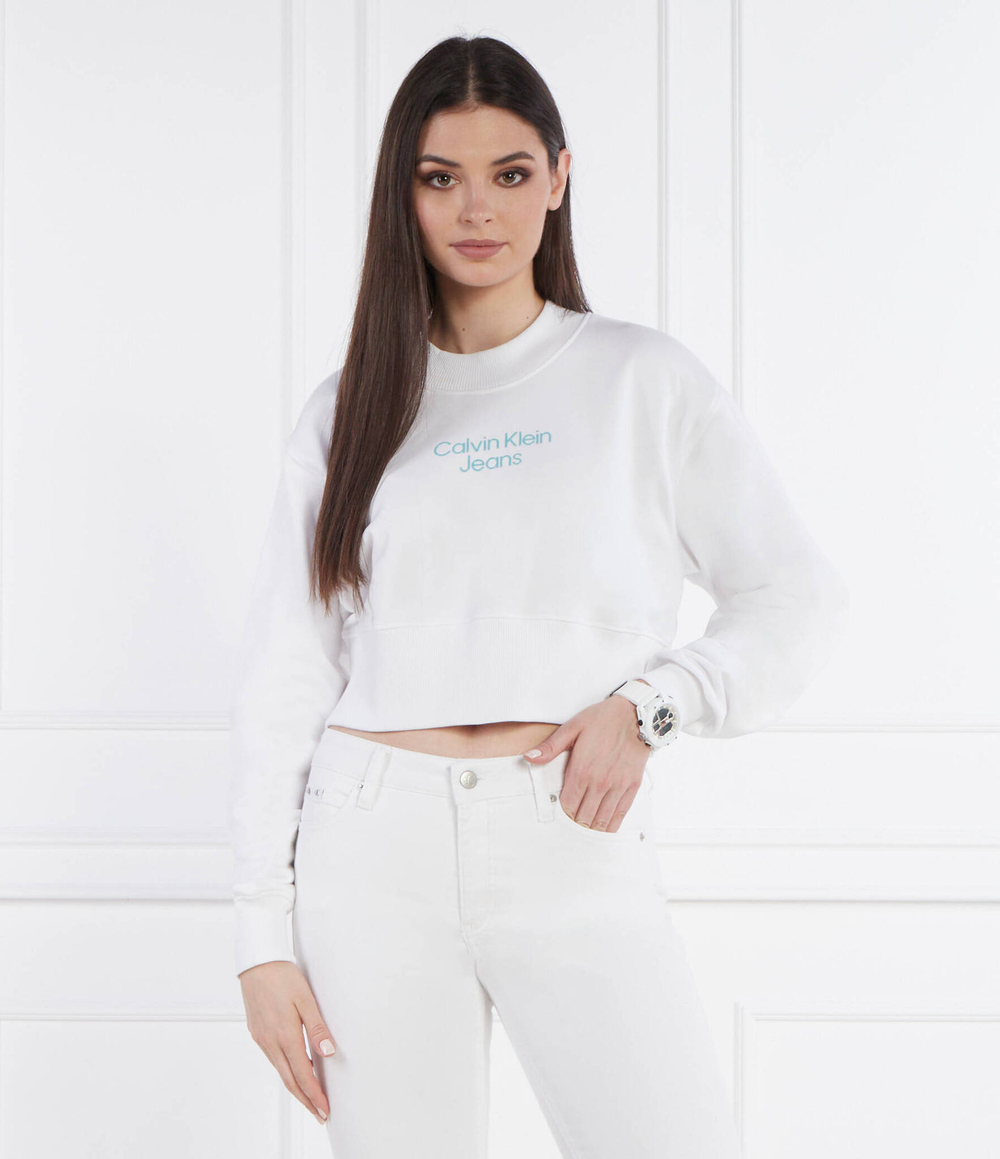 Худи STACKED INSTITUTIONAL CALVIN KLEIN JEANS - белый(J20J221466)
