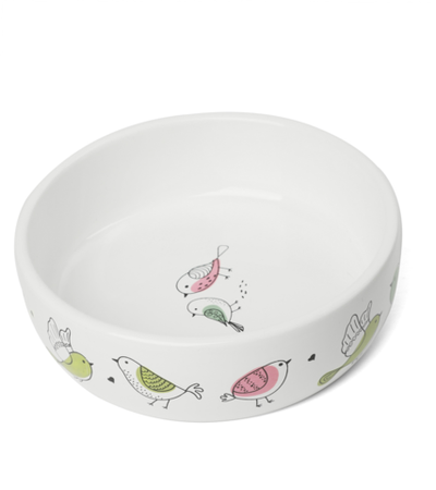 Миска керамическая "Птички", 0,35л, Triol