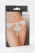 Белые контактные трусики с кружевом SM ( 42-44) (Цвет: белый)