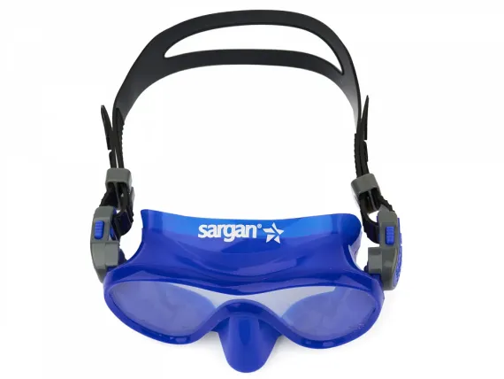 Набор детский маска+трубка Sargan Агидель kids 3-6 лет синий
