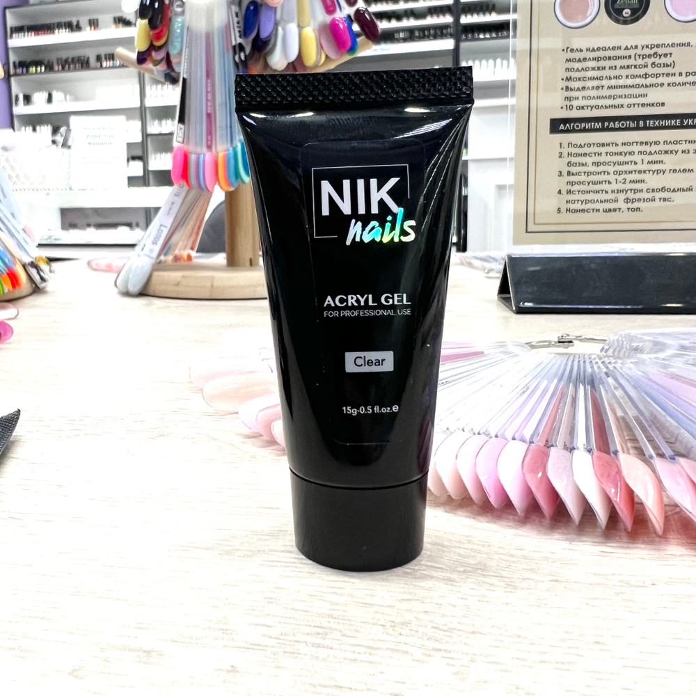 Полигель NIK nails clear 15g