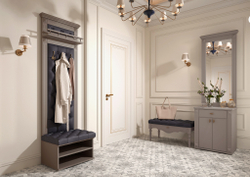 Лилль 2 прихожая тумба с зеркалом 600