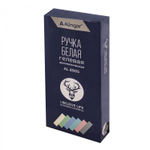 Ручка гелевая Alingar "Белый олень", 0,5 мм, черная, автоматическая, игольчатый наконечник, круглый цветной пластиковый корпус, карт. уп.