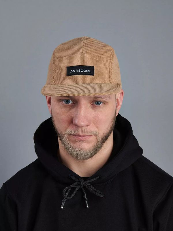 Кепка 5 panel Velvet Бежевая - фото 2