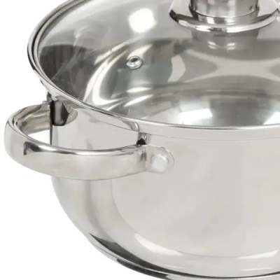 Кастрюля из нержавеющей стали 2,2л «Гретта» Катунь