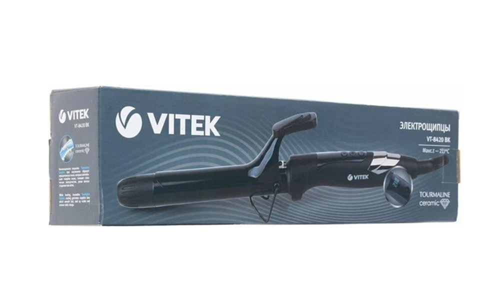 Щипцы для завивки Vitek VT-8420 черный (q)