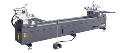 OZ Machine APEX-II (Ozcelik)Автоматический двухголовый гидравлический углообжимной пресс для соединения алюминиевых углов - Турция