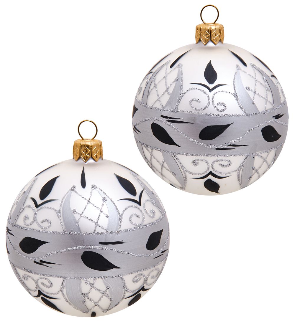 Элита НФШ-1211 Набор ел.украшений Шар 2шт «Королевский» 80 мм