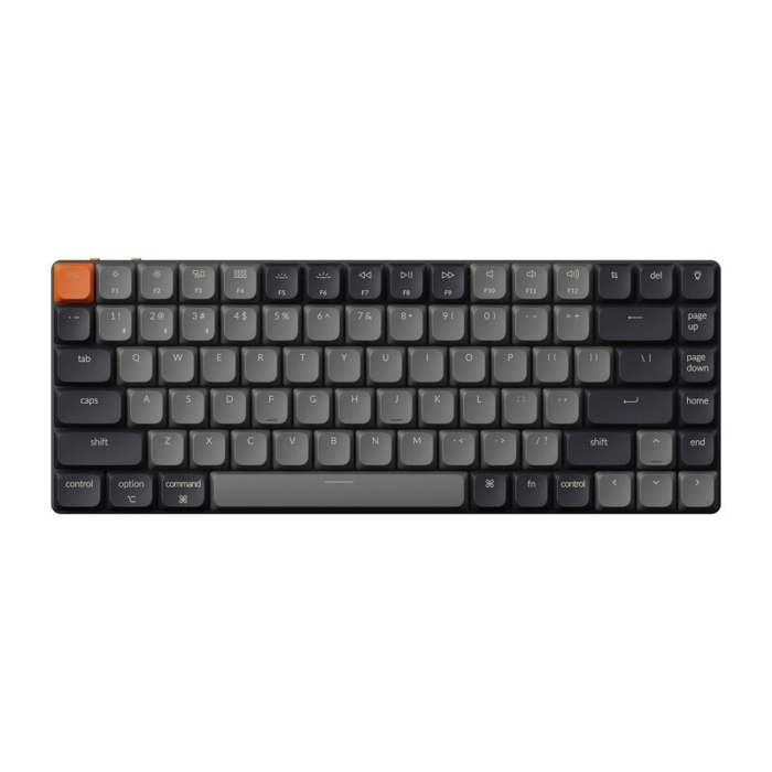 Беспроводная механическая ультратонкая клавиатура QMK Keychron K3 версия 3, 84 клавиши, White Led подсветка, Keychron Low Profile Red Switch (K3X-A1-RU)