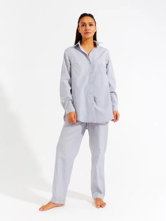 Брюки женские MINAKU: Home collection цвет серый, р-р 42