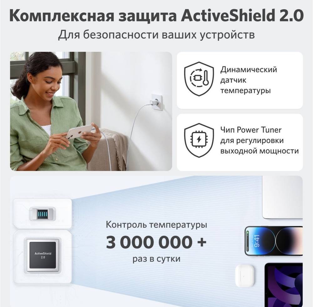 Сетевое зарядное устройство Anker PowerPort Nano III 30 Вт