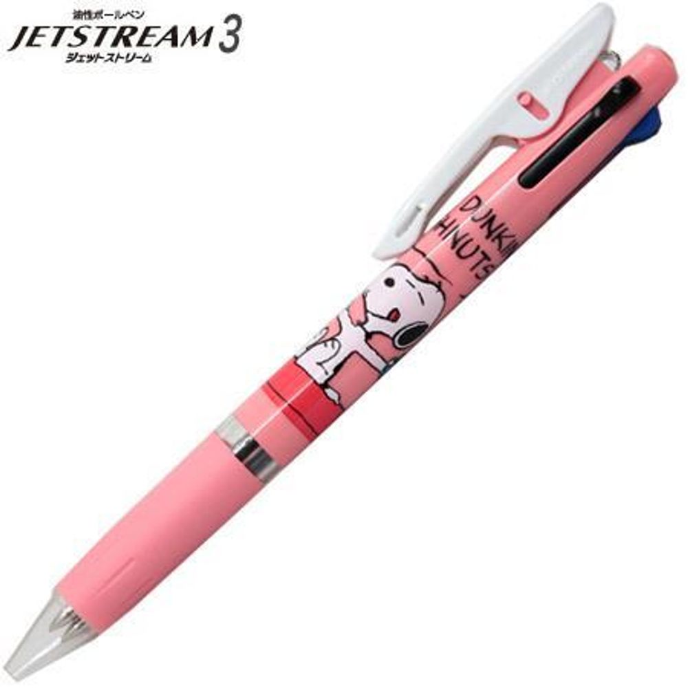 Трехцветная ручка Uni Jetstream 3 Snoopy Edition